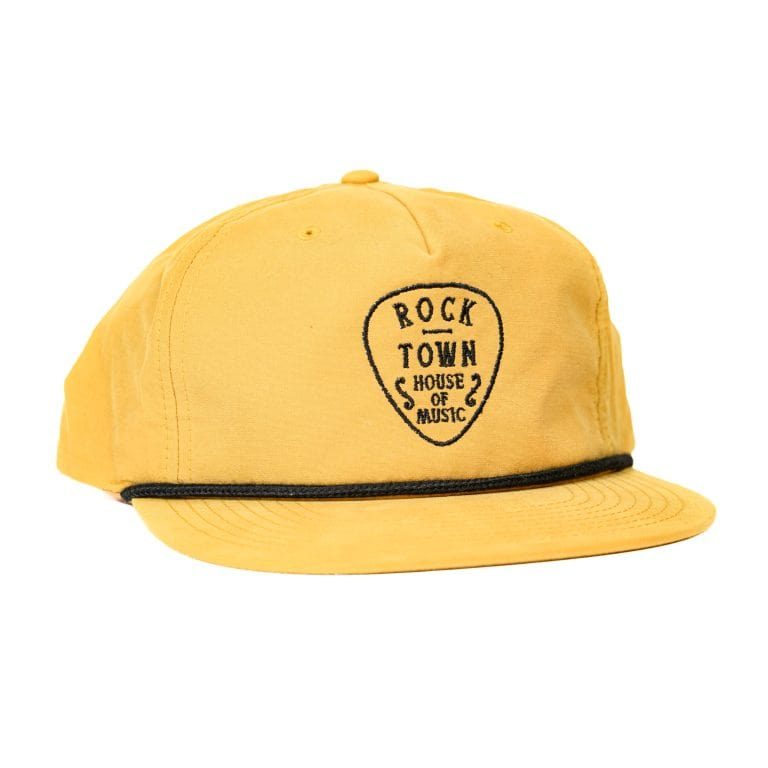 Yellow Hat with Black Logo